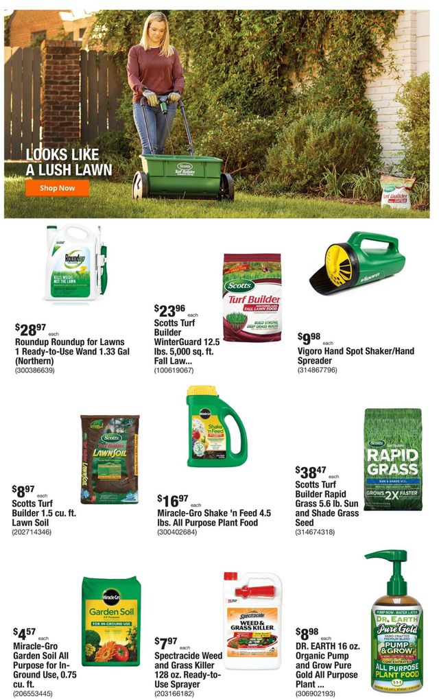 Home Depot Ad from 08/11/2022