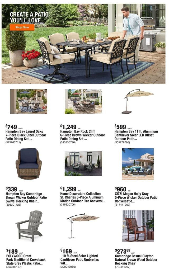 Home Depot Ad from 08/18/2022