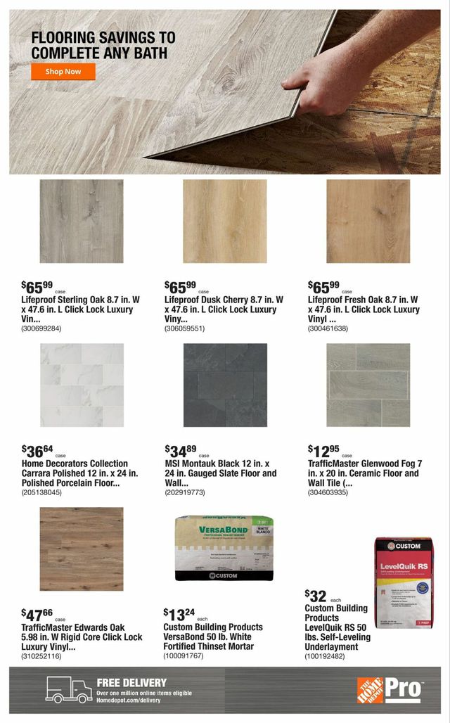 Home Depot Ad from 09/19/2022