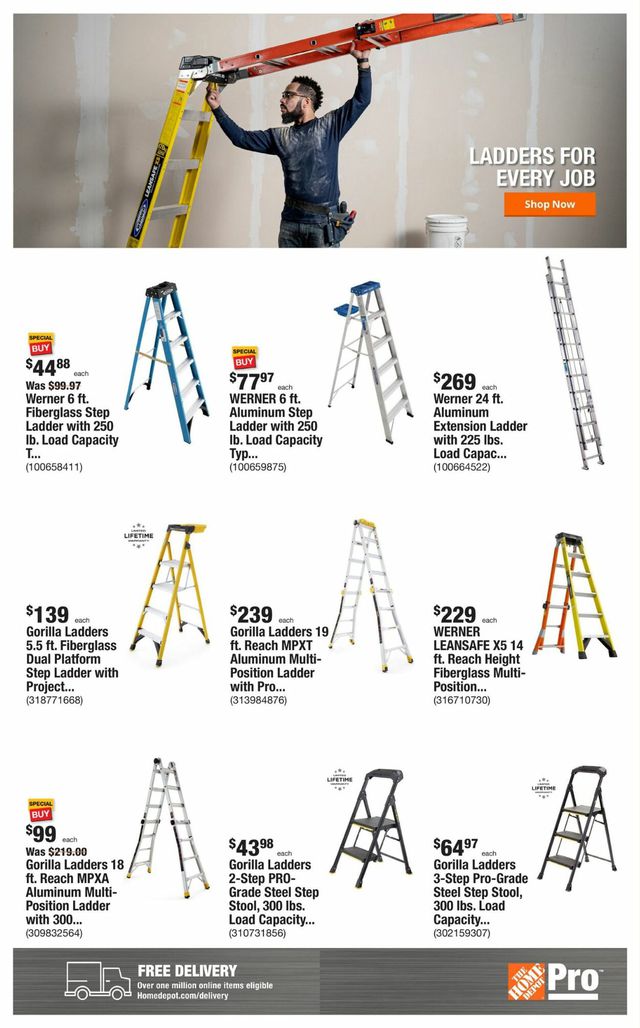 Home Depot Ad from 11/07/2022