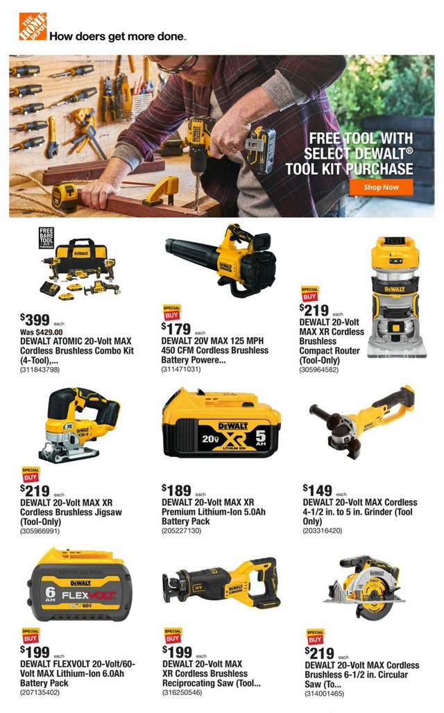 Home Depot Ad from 12/15/2022