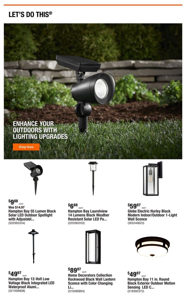 Home Depot Ad from 07/20/2023