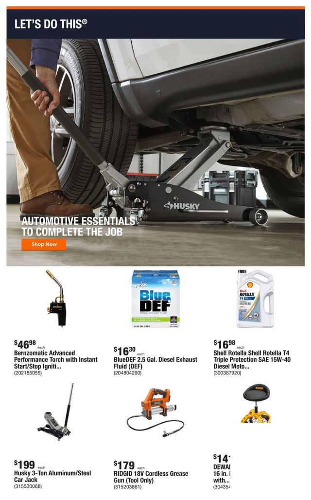 Home Depot Ad from 07/31/2023