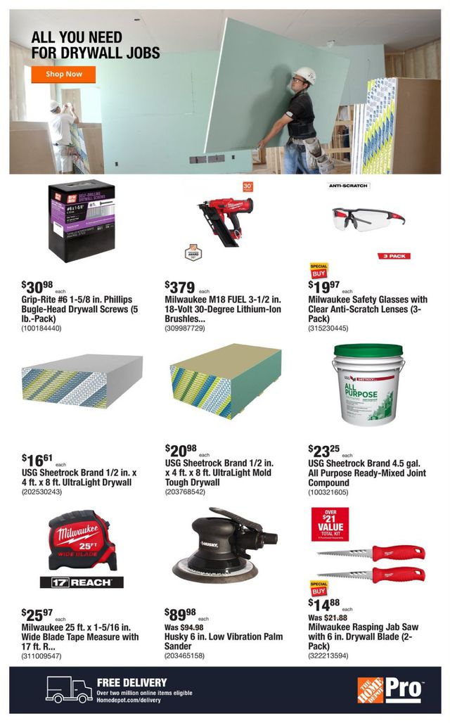 Home Depot Ad from 08/14/2023