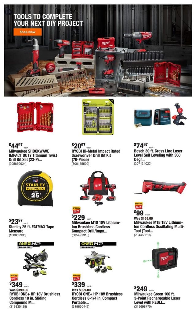 Home Depot Ad from 09/05/2023