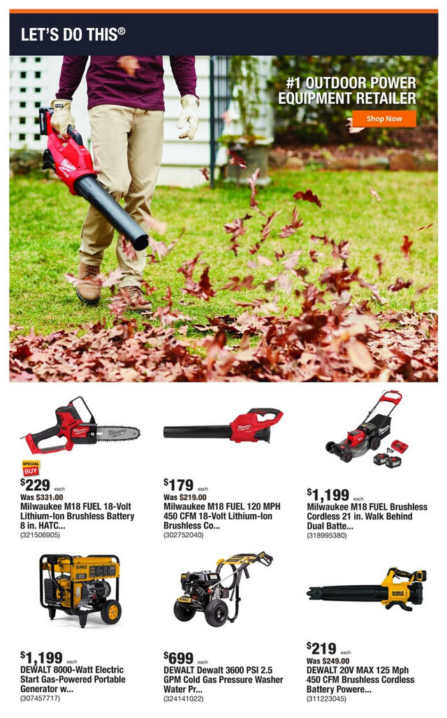 Home Depot Ad from 11/27/2023