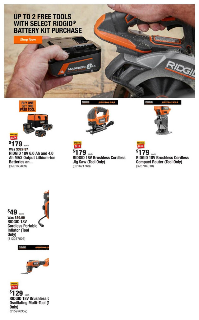 Home Depot Ad from 12/14/2023