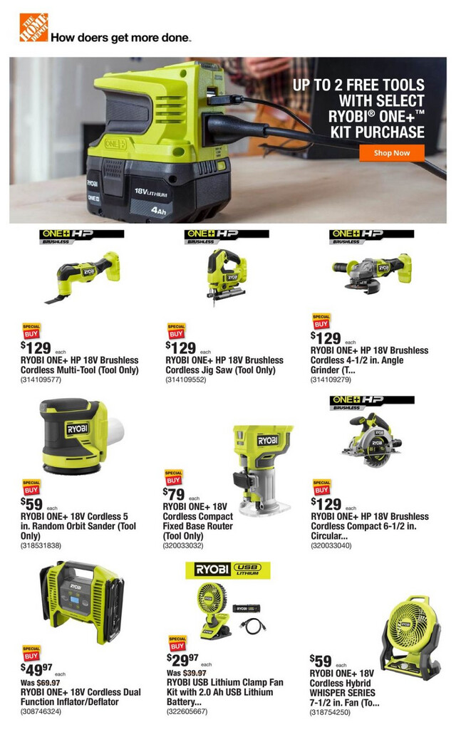 Home Depot Ad from 12/14/2023