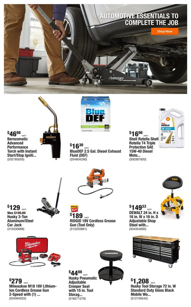 Home Depot Ad from 12/18/2023