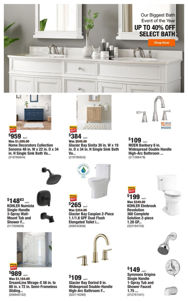 Home Depot Ad from 01/18/2024