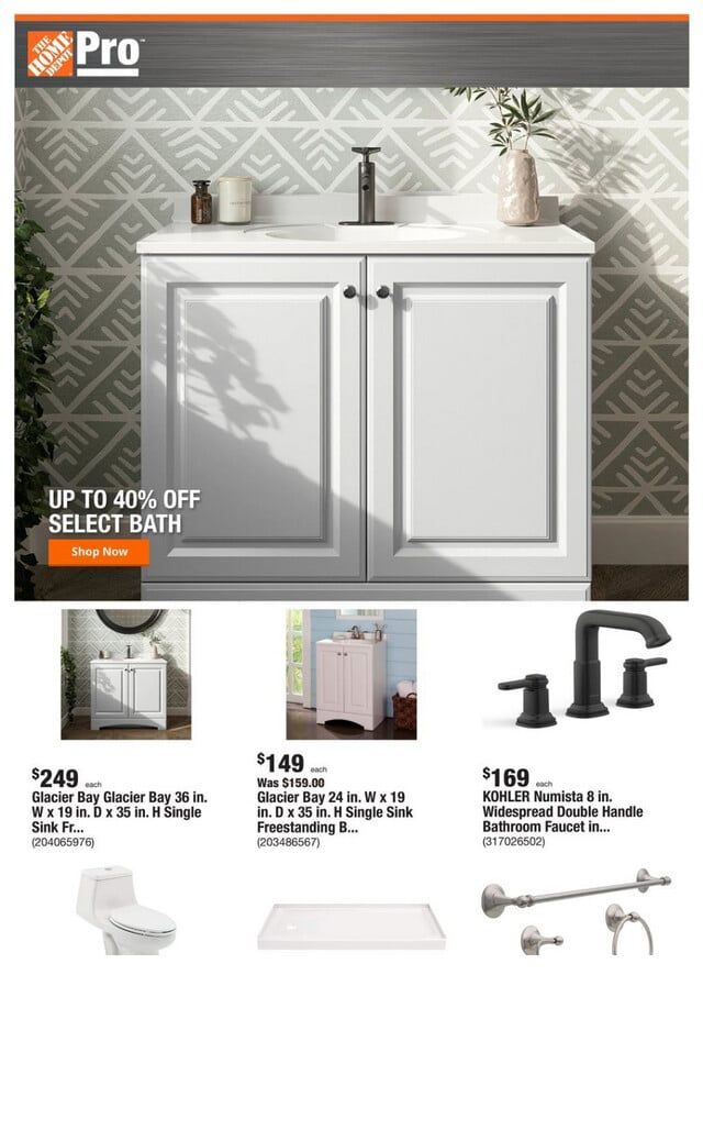 Home Depot Ad from 01/22/2024