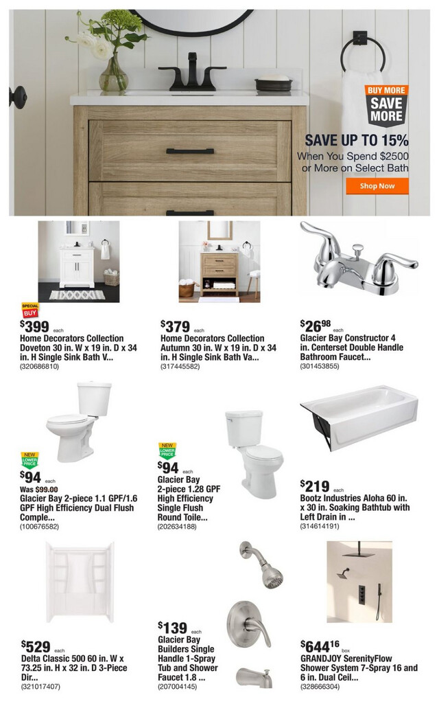 Home Depot Ad from 01/29/2024