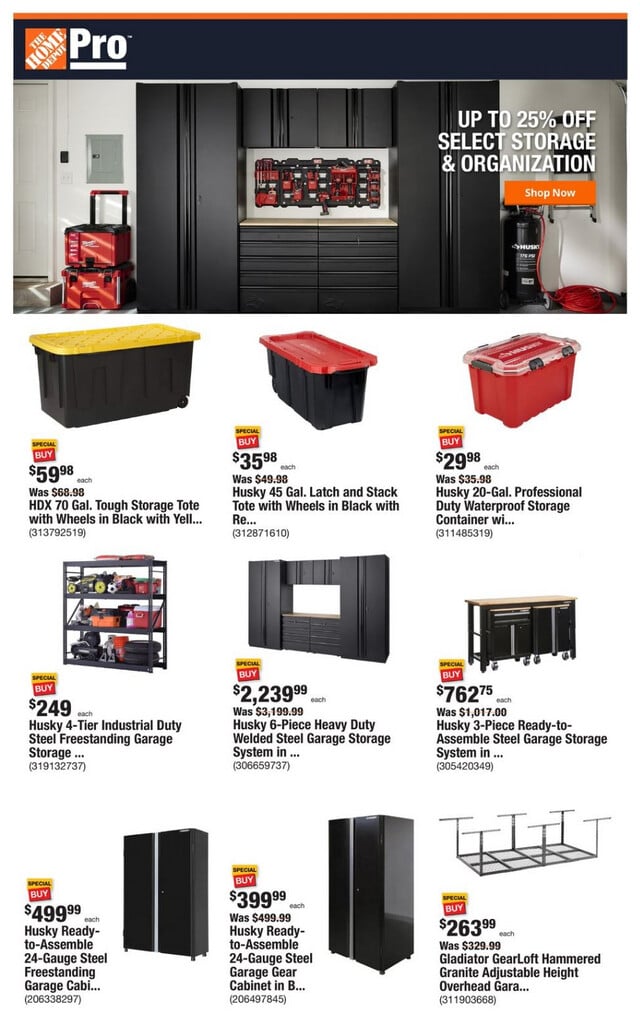 Home Depot Ad from 02/05/2024