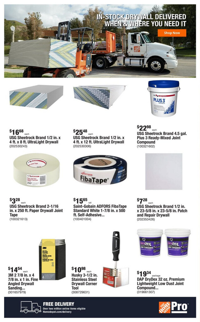 Home Depot Ad from 02/12/2024