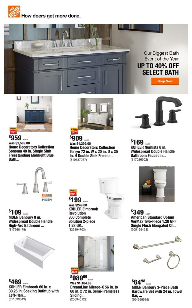 Home Depot Ad from 03/11/2024