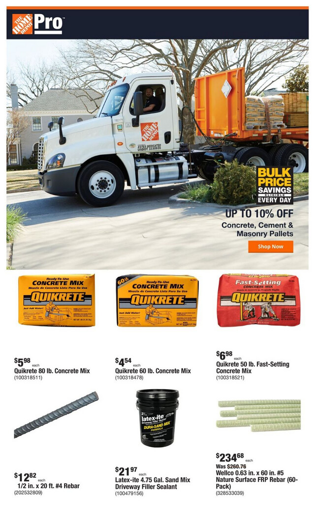 Home Depot Ad from 04/08/2024