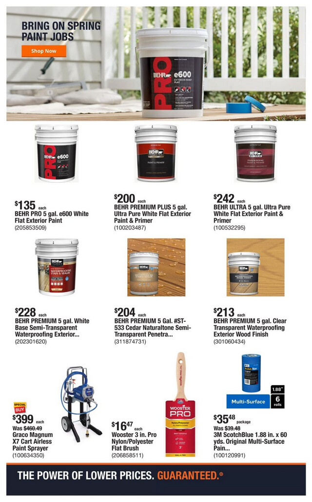 Home Depot Ad from 04/22/2024