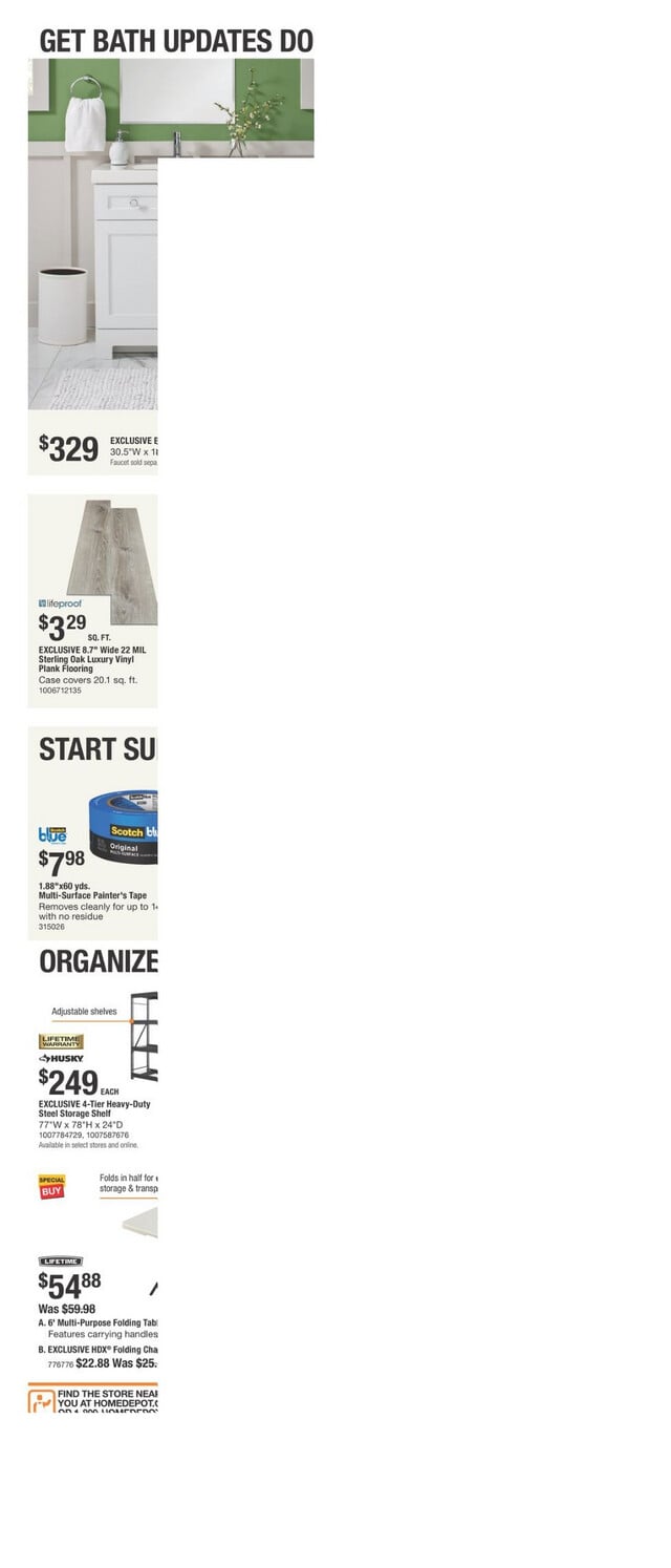 Home Depot Ad from 05/16/2024