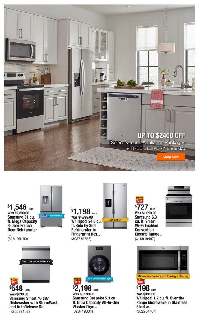 Home Depot Ad from 05/28/2024