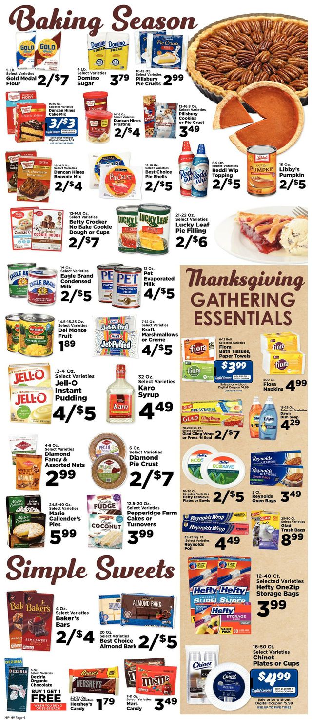 Hometown Market Ad from 11/16/2022
