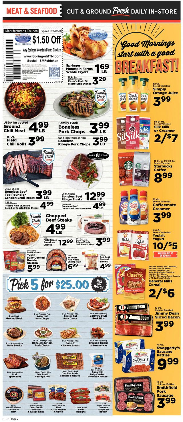 Hometown Market Ad from 02/08/2023