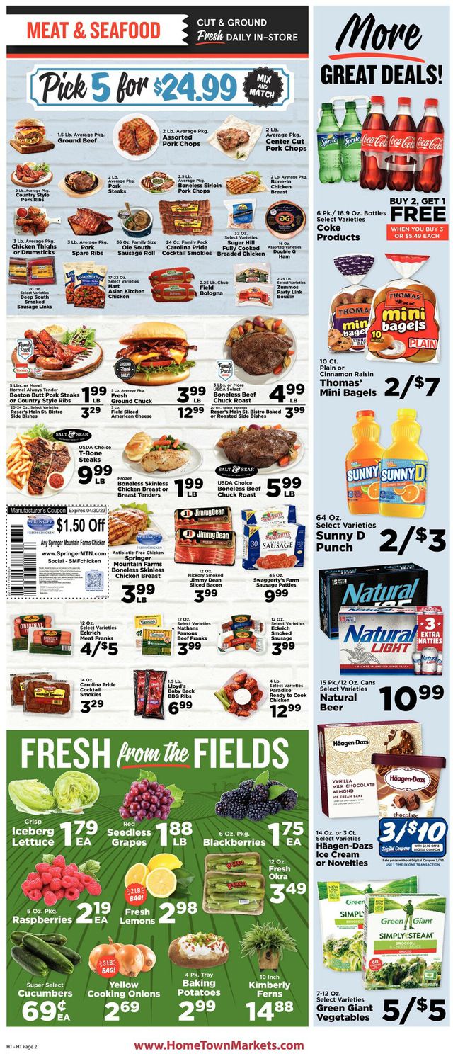 Hometown Market Ad from 03/29/2023