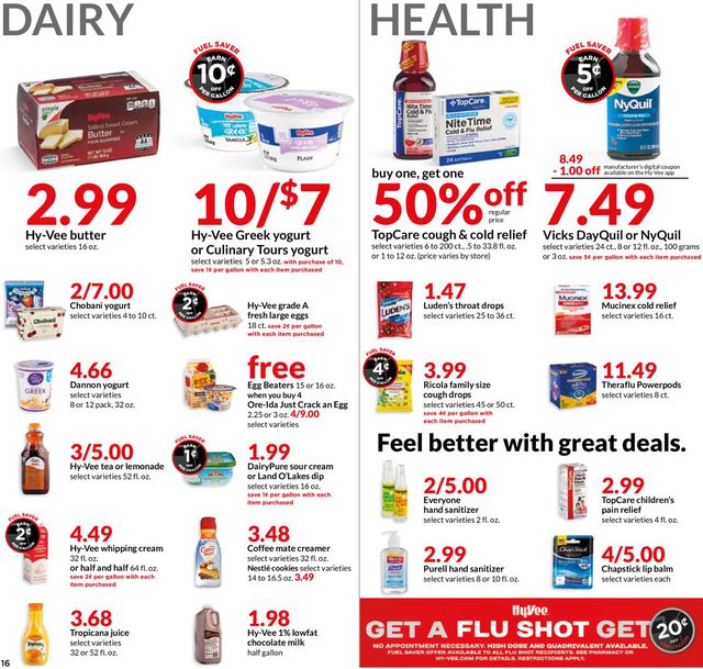 HyVee Ad from 10/09/2019