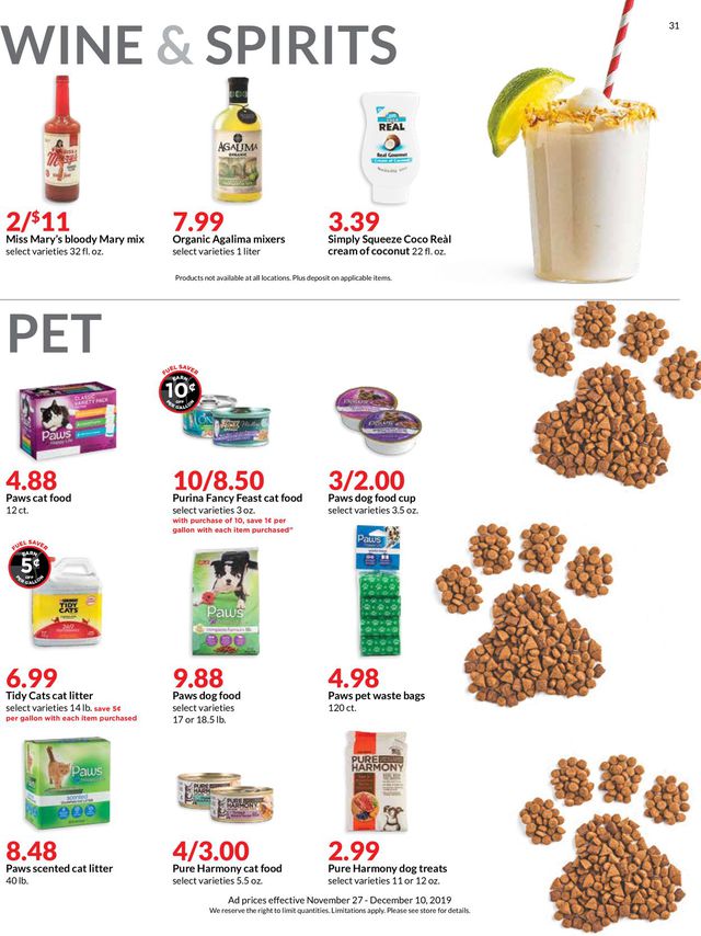 HyVee Ad from 11/27/2019