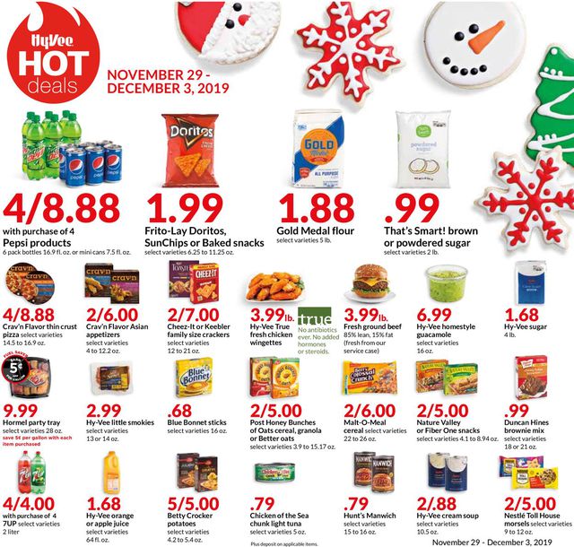 HyVee Ad from 11/29/2019
