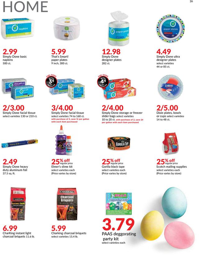 HyVee Ad from 03/04/2020