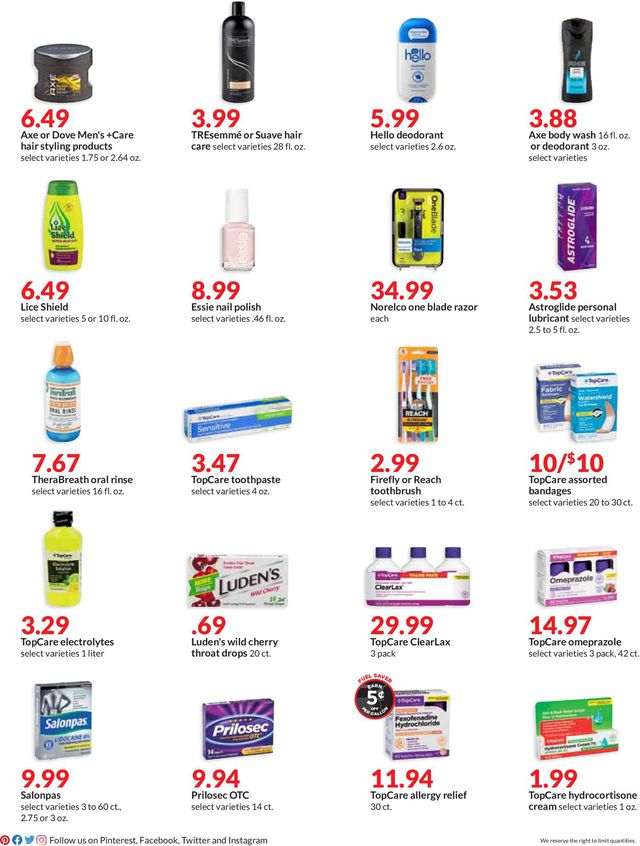 HyVee Ad from 08/01/2020