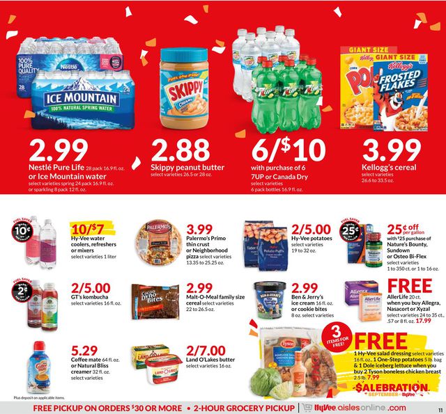 HyVee Ad from 09/02/2020