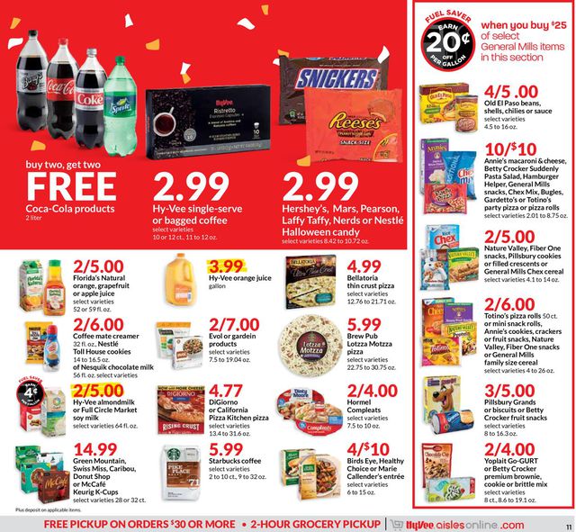 HyVee Ad from 09/09/2020