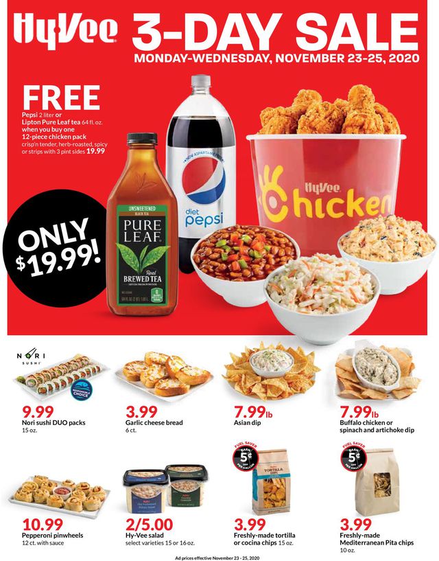 HyVee Ad from 11/23/2020