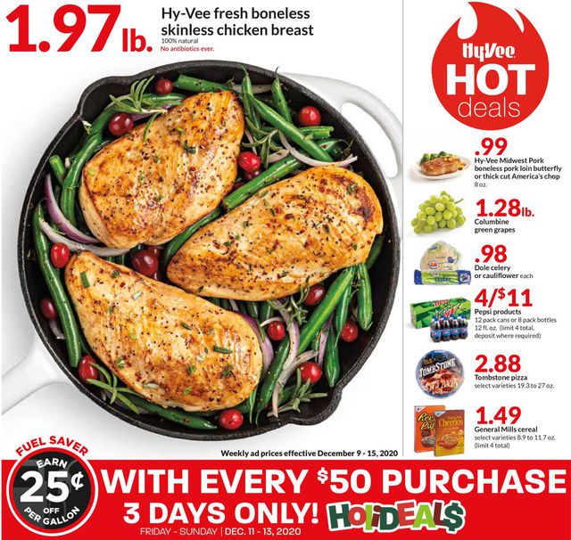 HyVee Ad from 12/09/2020