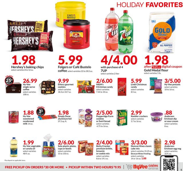 HyVee Ad from 12/16/2020