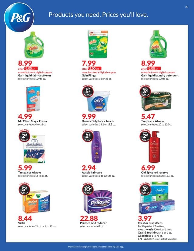 HyVee Ad from 02/17/2021