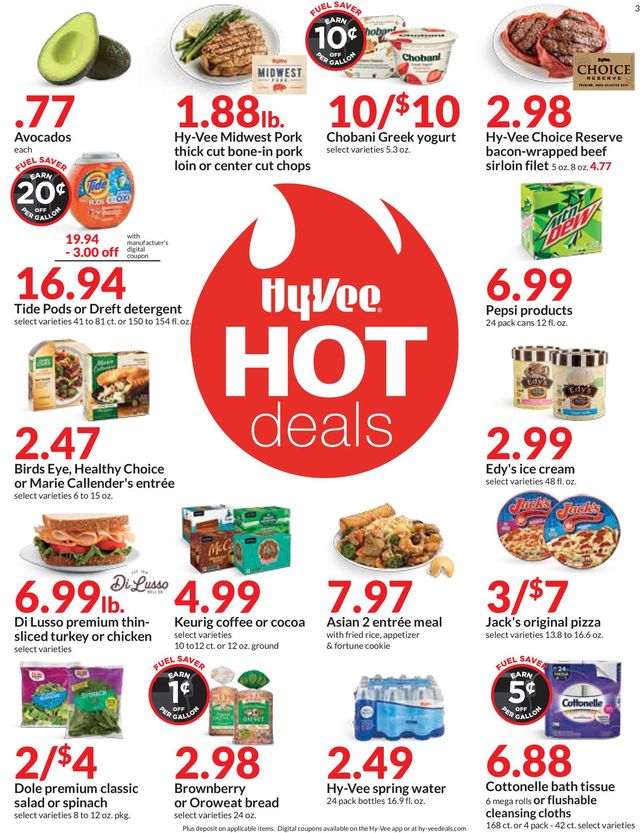 HyVee Ad from 07/07/2021