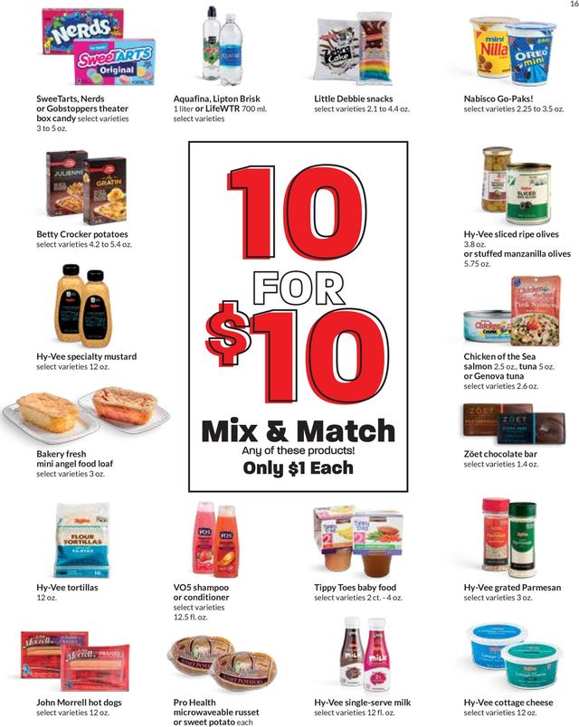 HyVee Ad from 08/18/2021