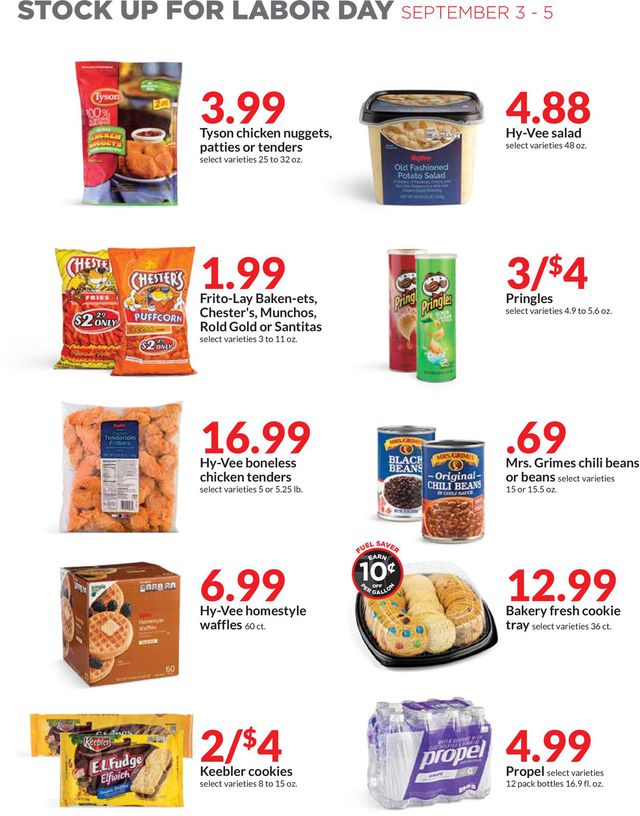 HyVee Ad from 09/03/2021