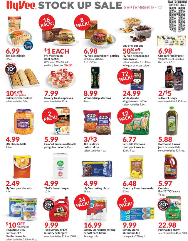 HyVee Ad from 09/09/2021