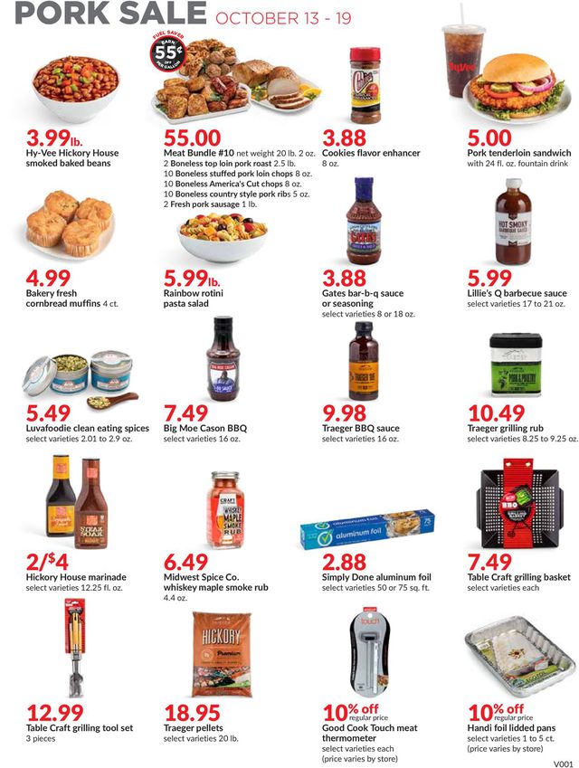 HyVee Ad from 10/13/2021