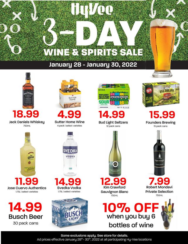 HyVee Ad from 01/28/2022