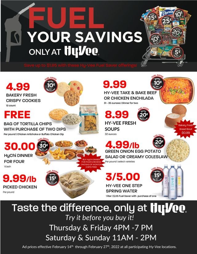 HyVee Ad from 02/14/2022