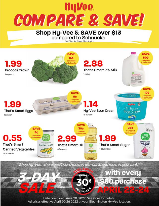 HyVee Ad from 04/22/2022