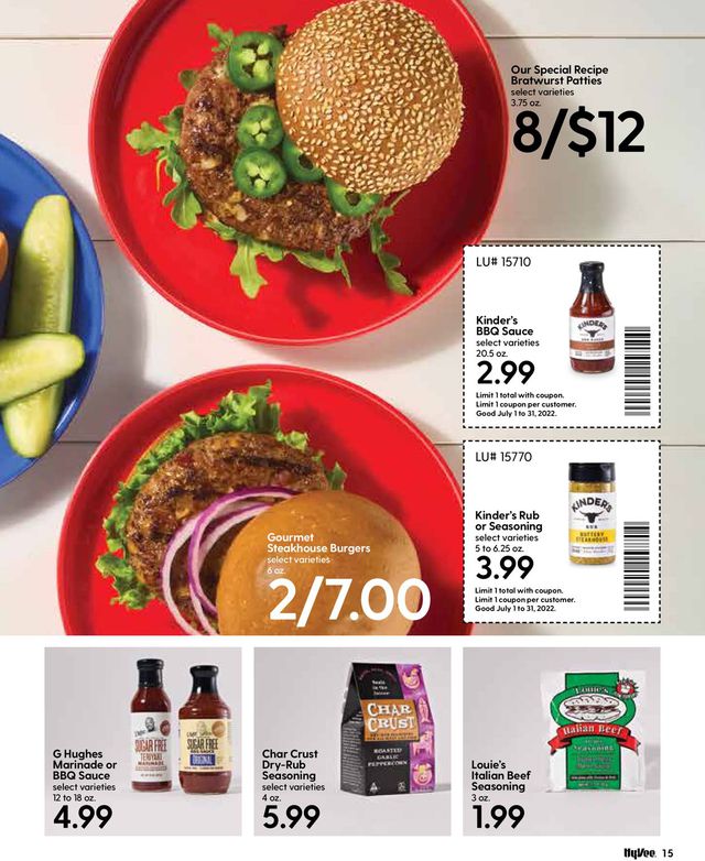 HyVee Ad from 07/01/2022