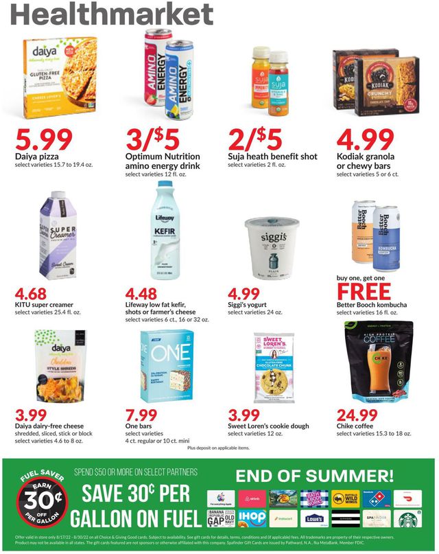 HyVee Ad from 08/24/2022