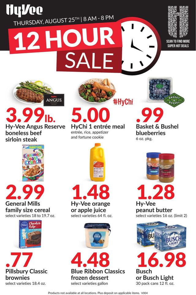 HyVee Ad from 08/25/2022