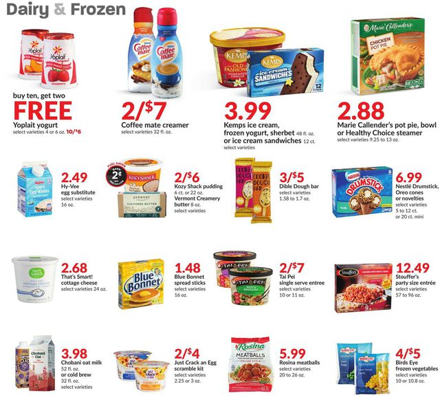 HyVee Ad from 09/07/2022
