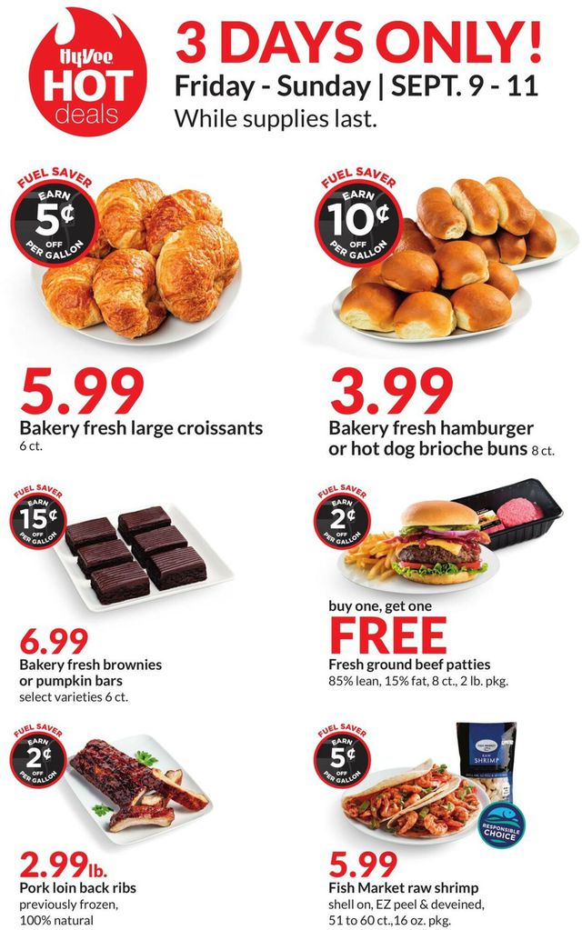 HyVee Ad from 09/09/2022